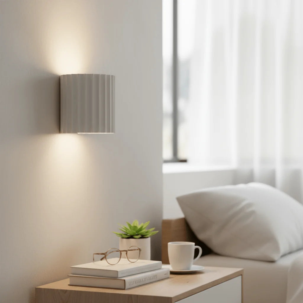 Wall Light Resin Energy-Efficient LED Minimalist Design