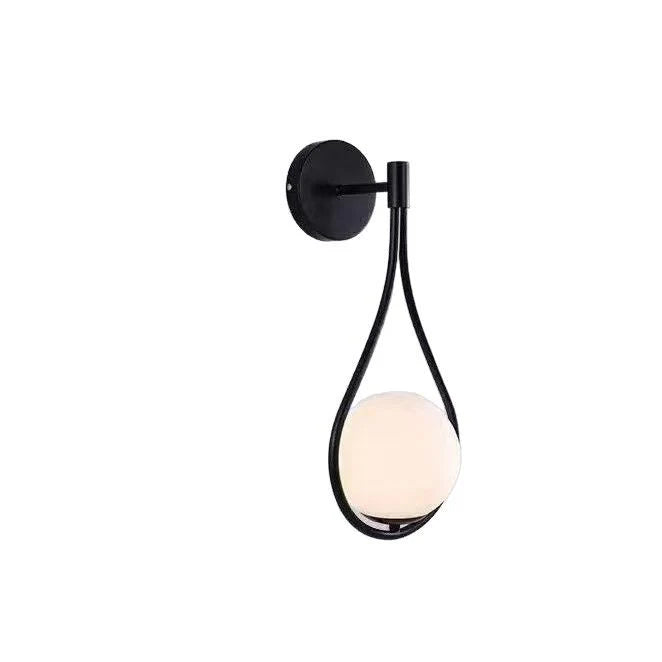 Wall Light Teardrop Orb Design LED-Compatible