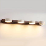 Wall Light Travertine & Wood Integrated LED Lighting