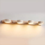 Wall Light Travertine & Wood Integrated LED Lighting