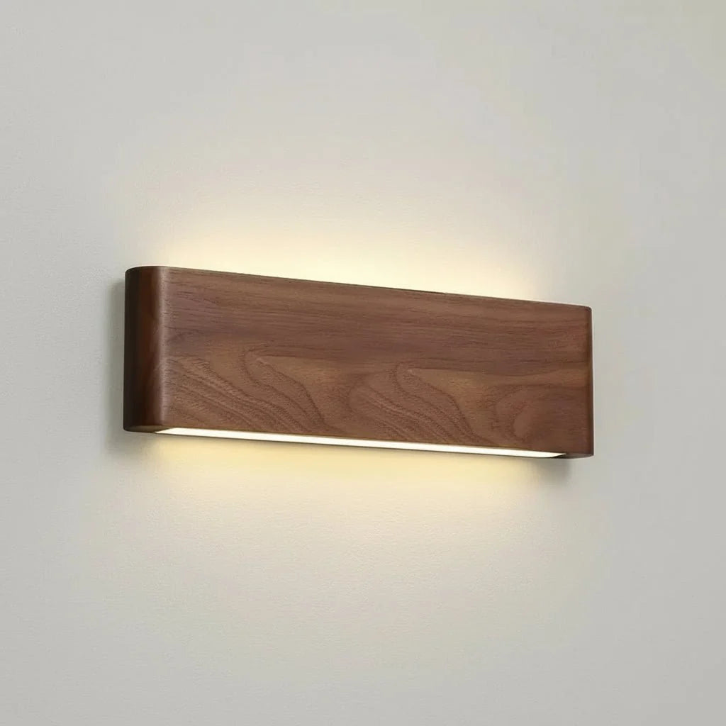 Wall Light Wooden Design 3 Color Temperatures LED