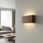 Wall Light Wooden Design Three Color Modes Integrated LED