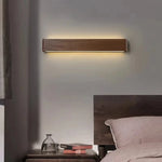 Wall Light Wooden Design Three Color Modes Integrated LED