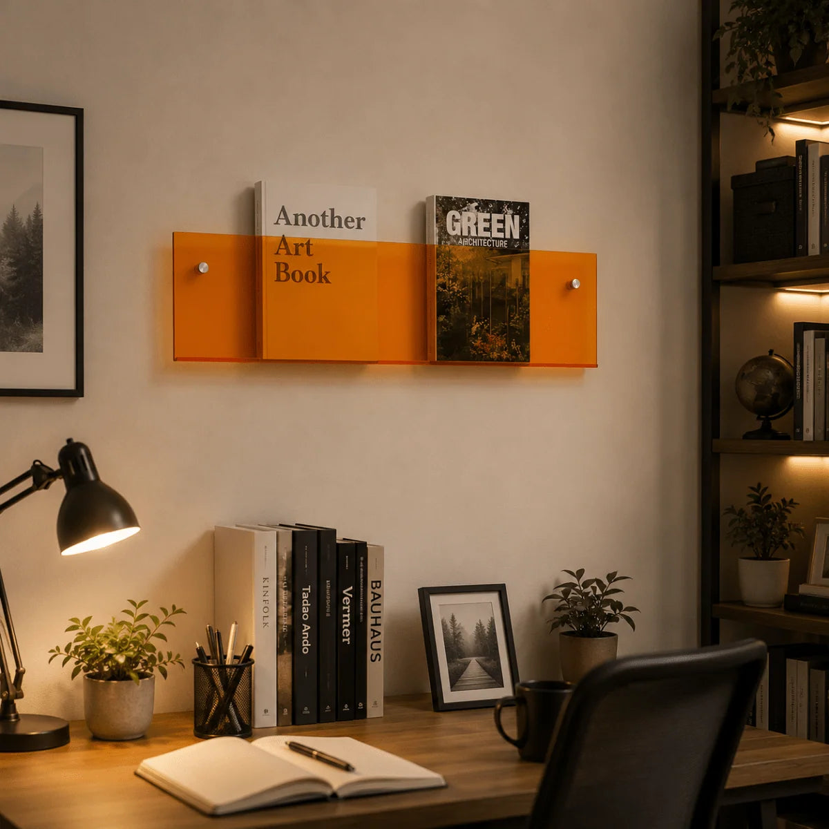 Wall Magazine Holder Space-Saving Modern Design