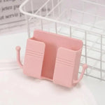 Wall Mount Organizer Phone & Remote Holder Tool-Free Mounting