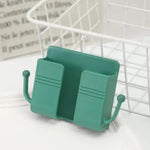 Wall Mount Organizer Phone & Remote Holder Tool-Free Mounting