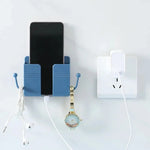 Wall Mount Organizer Phone & Remote Holder Tool-Free Mounting