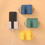 Wall Mount Organizer Phone & Remote Holder Tool-Free Mounting