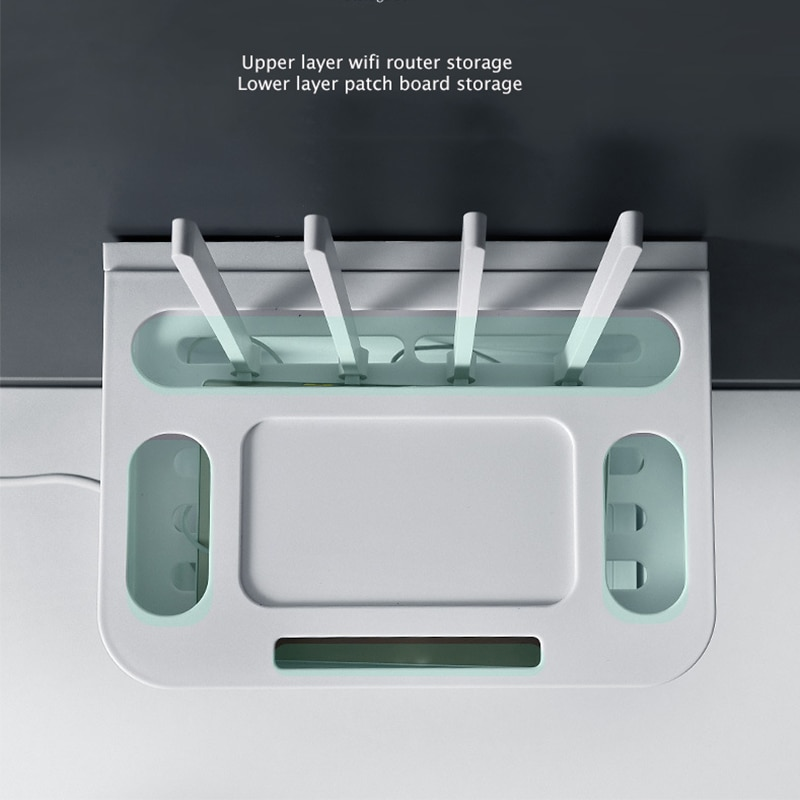 Wall-Mounted Cable Organizer Ventilated Waterproof