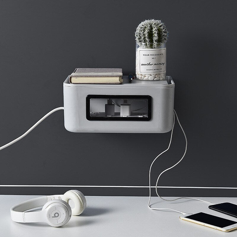 Wall-Mounted Cable Organizer Ventilated Waterproof