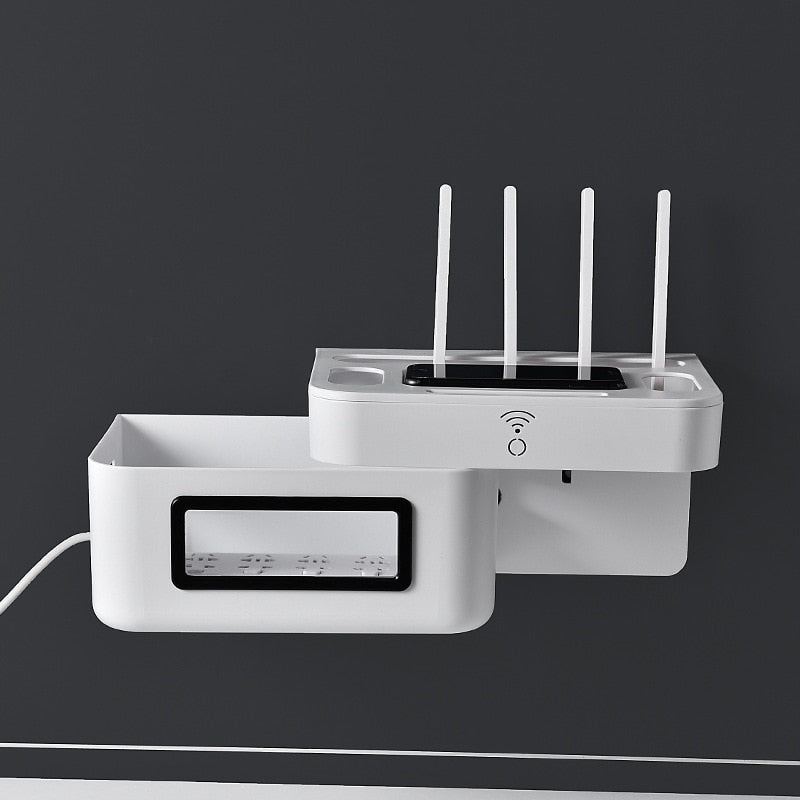 Wall-Mounted Cable Organizer Ventilated Waterproof