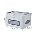 Wall-Mounted Cable Organizer Ventilated Waterproof
