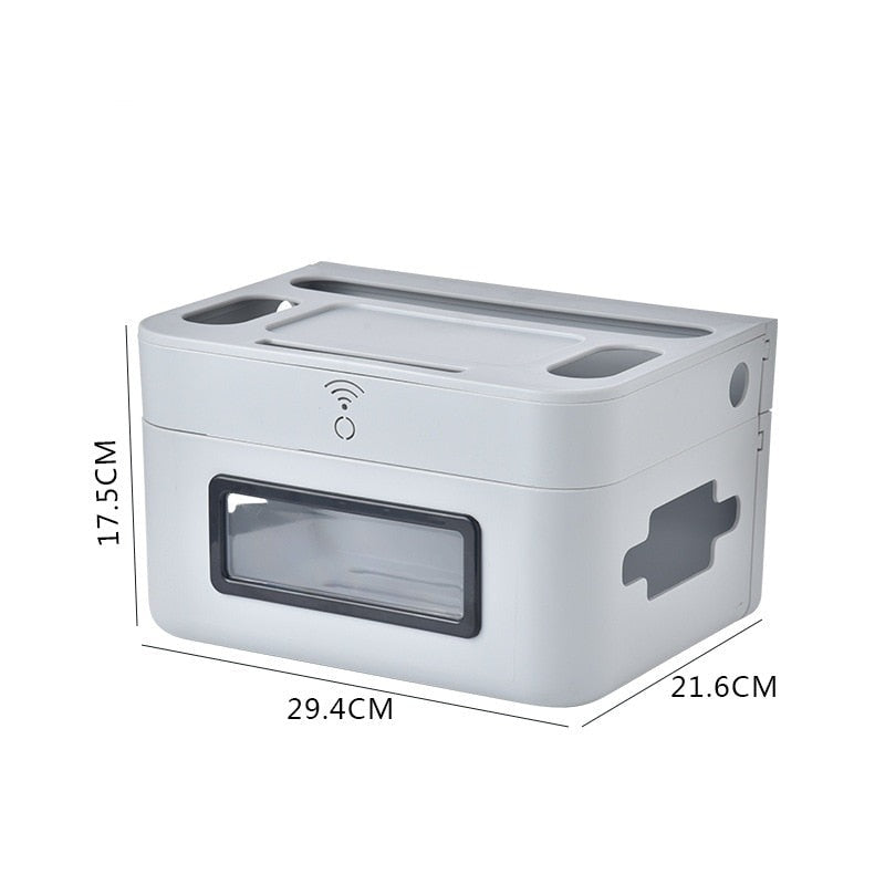 Wall-Mounted Cable Organizer Ventilated Waterproof