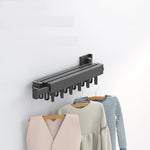 Wall-Mounted Clothes Dryer Retractable Fold-Flat Space-Saving Design