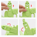 Wall-Mounted Clothes Hanger Stainless Steel Folding 180° Space-Saving Design