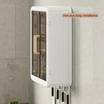 Wall-Mounted Cosmetic Cabinet 3-Tier Punch-Free Magnetic Doors