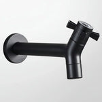 Wall-Mounted Faucet 304 Stainless Steel Space-Saving Rust-Resistant