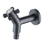 Wall-Mounted Faucet 304 Stainless Steel Space-Saving Rust-Resistant