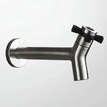 Wall-Mounted Faucet 304 Stainless Steel Space-Saving Rust-Resistant