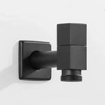 Wall-Mounted Faucet Solid Brass Matte Black Finish