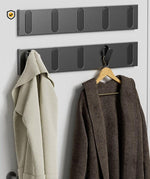 Wall-Mounted Hook Rack Metal 1–5 Hooks Minimalist Design