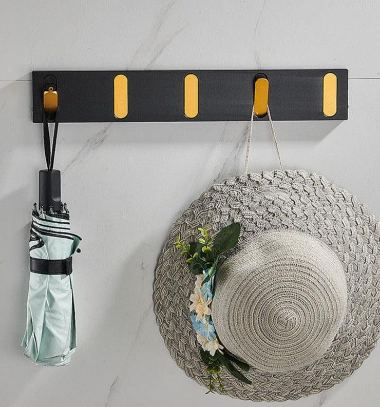 Wall-Mounted Hook Rack Metal 1–5 Hooks Minimalist Design