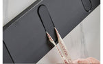 Wall-Mounted Hook Rack Metal 1–5 Hooks Minimalist Design