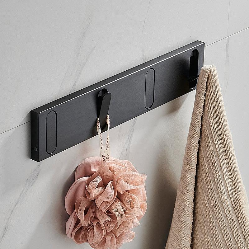 Wall-Mounted Hook Rack Metal 1–5 Hooks Minimalist Design