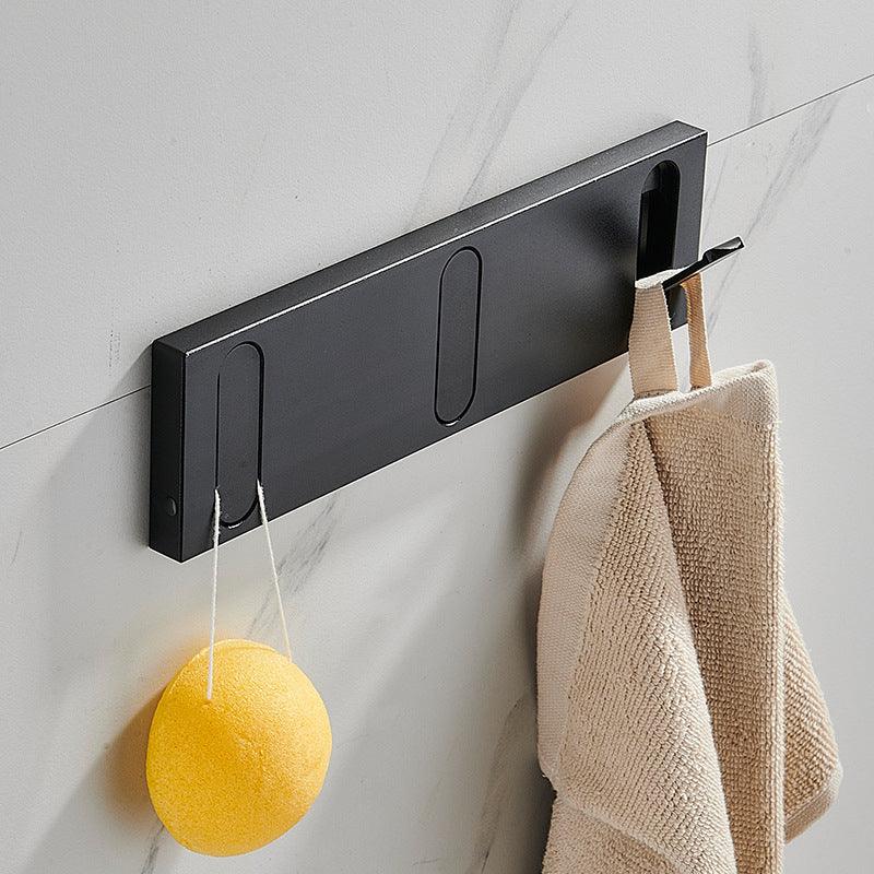 Wall-Mounted Hook Rack Metal 1–5 Hooks Minimalist Design