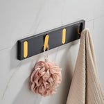 Wall-Mounted Hook Rack Metal 1–5 Hooks Minimalist Design