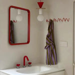 Wall-Mounted Key & Coat Rack Iron 3 Hooks Space-Saving