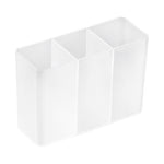 Wall-Mounted Organizer Box Clear Self-Adhesive Multi-Compartment Pack of 10