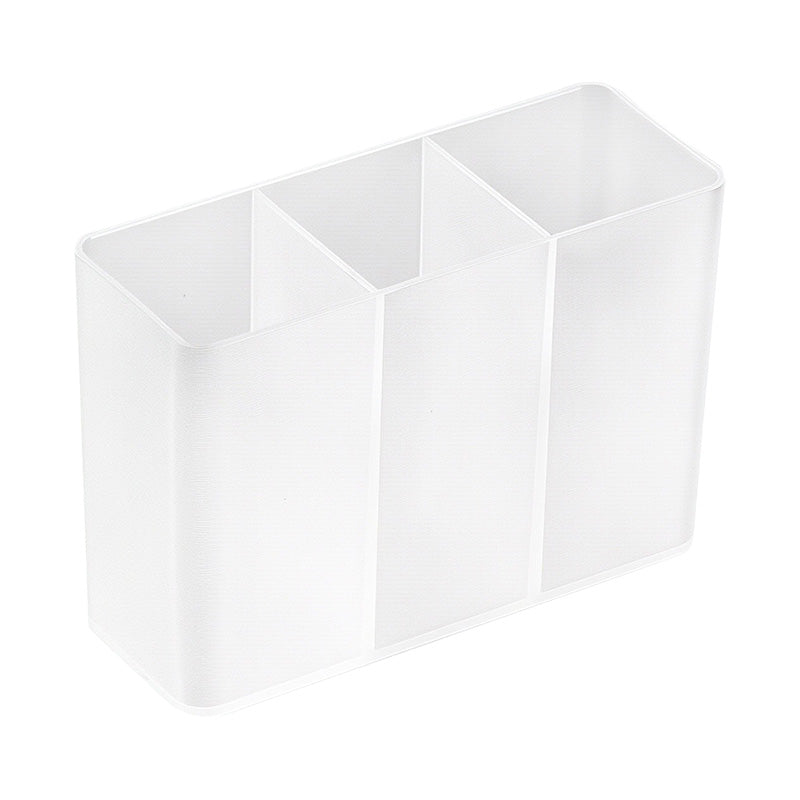 Wall-Mounted Organizer Box Clear Self-Adhesive Multi-Compartment Pack of 10