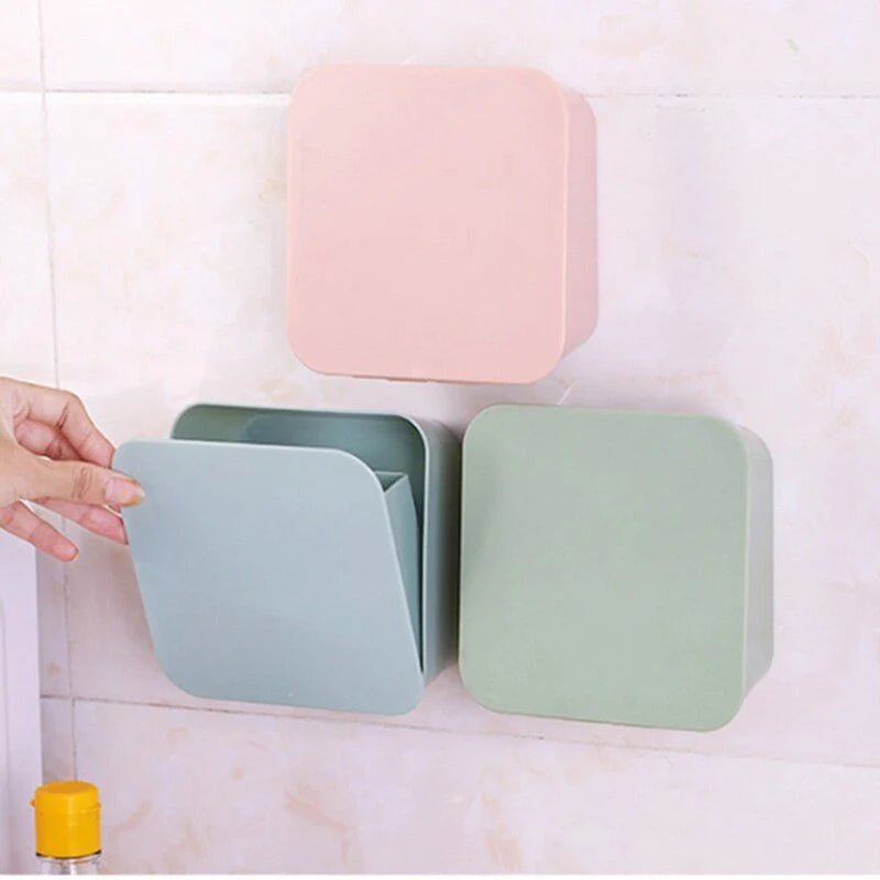 Wall-Mounted Organizer Waterproof No-Drill Adhesive