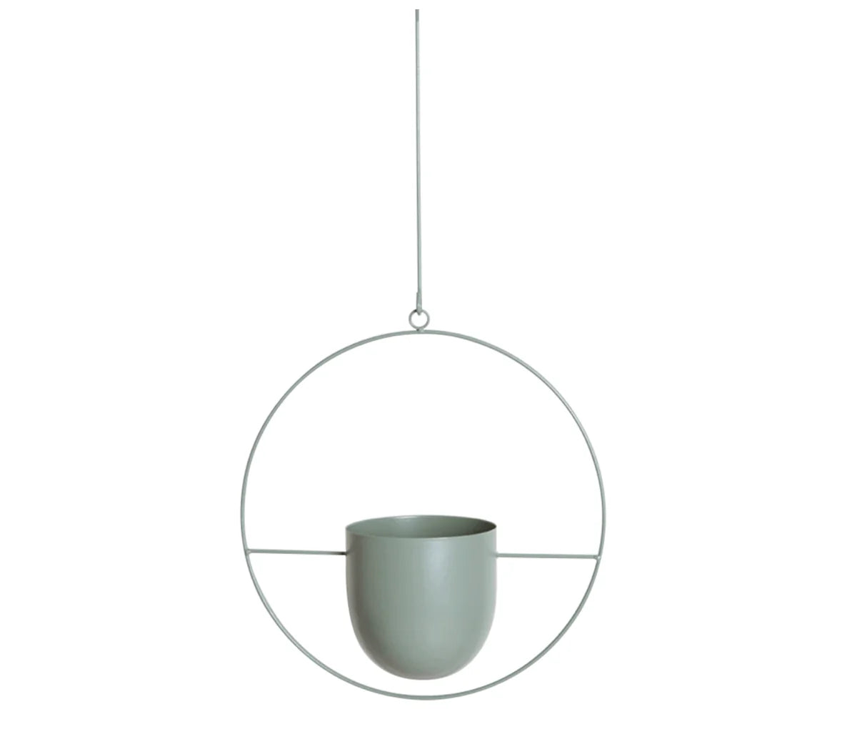 Wall-Mounted Plant Holder Iron Adjustable Chain Space-Saving