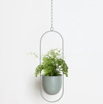 Wall-Mounted Plant Holder Iron Adjustable Hanging Chain Space-Saving