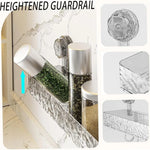 Wall-Mounted Shelf Suction Cup Detachable Hooks