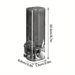 Wall-Mounted Soap Dispenser No-Drill Adhesive Mount
