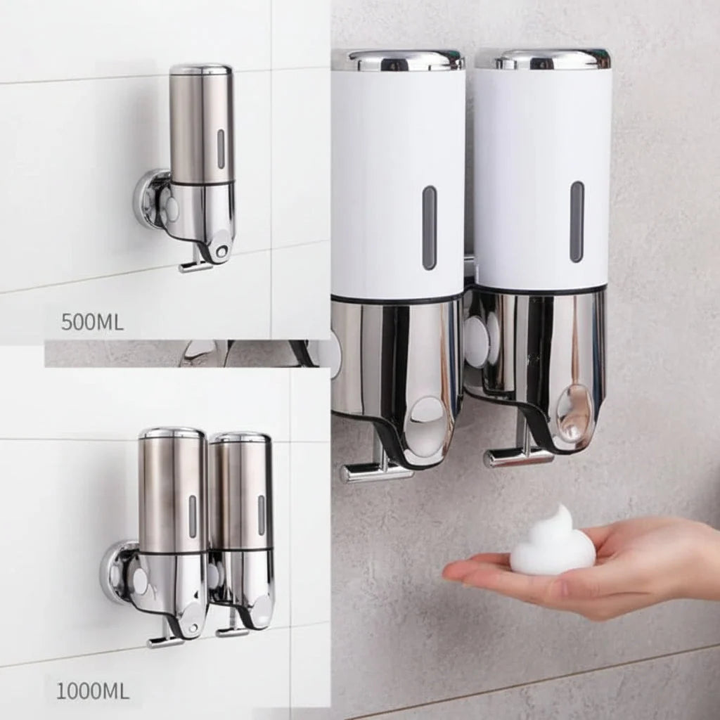 Wall-Mounted Soap Dispenser Stainless Steel 16.9 Fl Oz