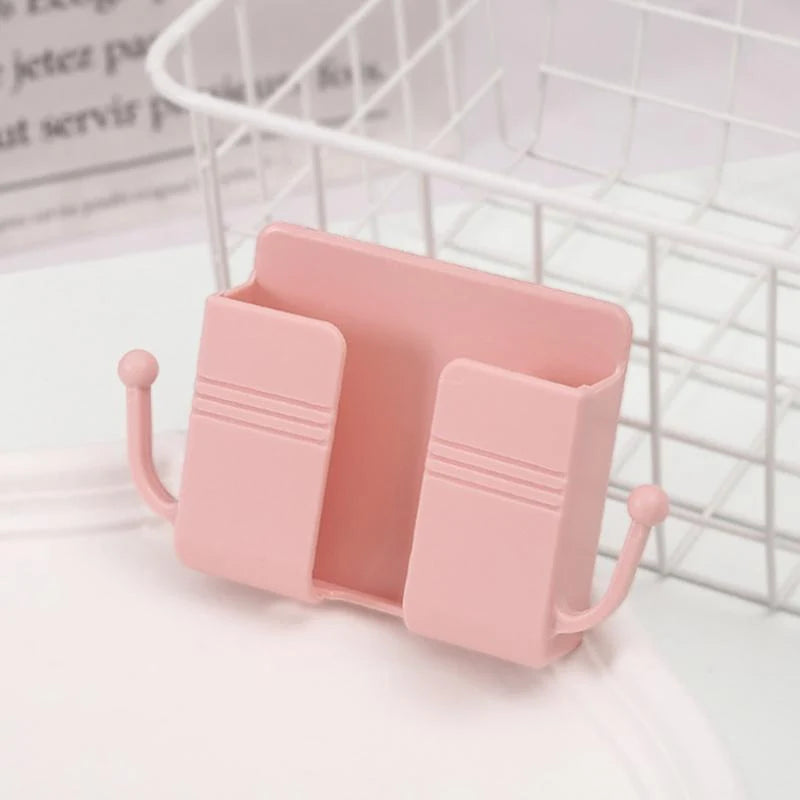 Wall-Mounted Storage Box Built-In Charging Port No-Strap Mount