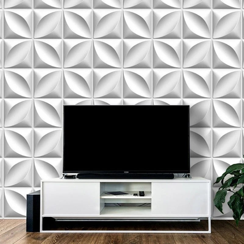 Wall Panels Peel & Stick 3D Embossed Vinyl Waterproof