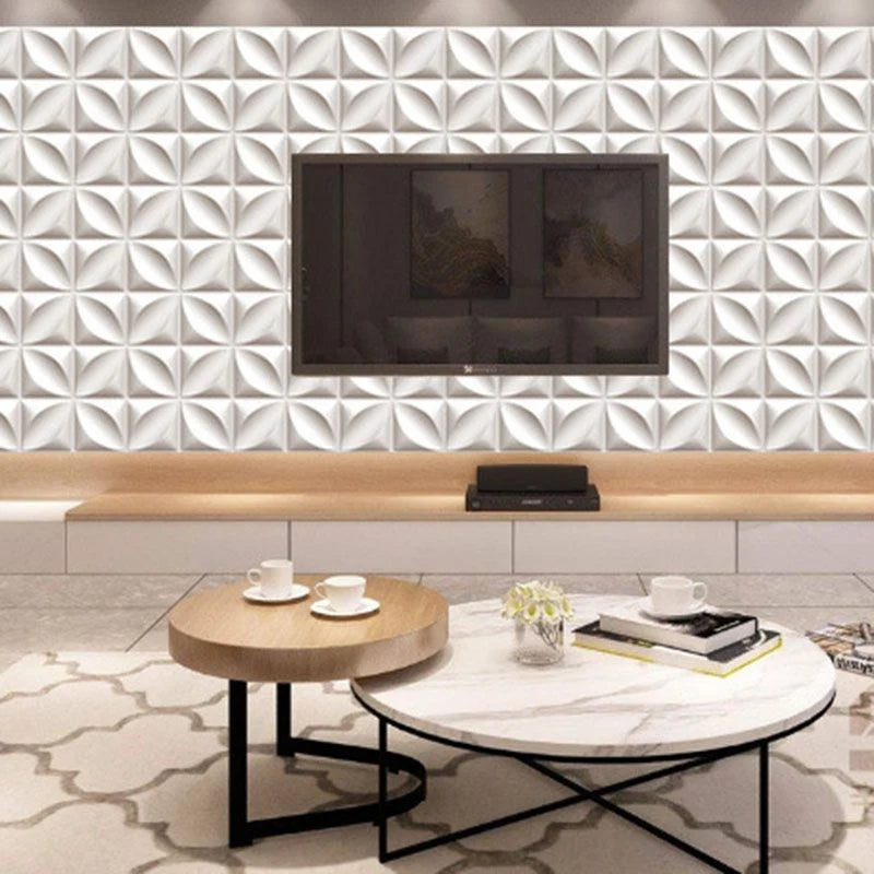 Wall Panels Peel & Stick 3D Embossed Vinyl Waterproof