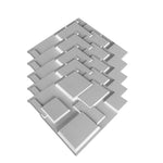Wall Panels Peel & Stick 3D Embossed Vinyl Waterproof