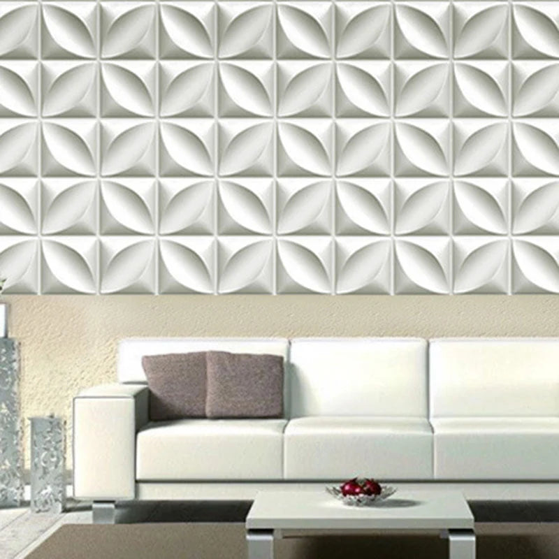 Wall Panels Peel & Stick 3D Embossed Vinyl Waterproof