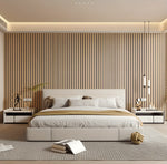 Wall Panels Peel-and-Stick Wood-Look Moisture-Resistant PVC