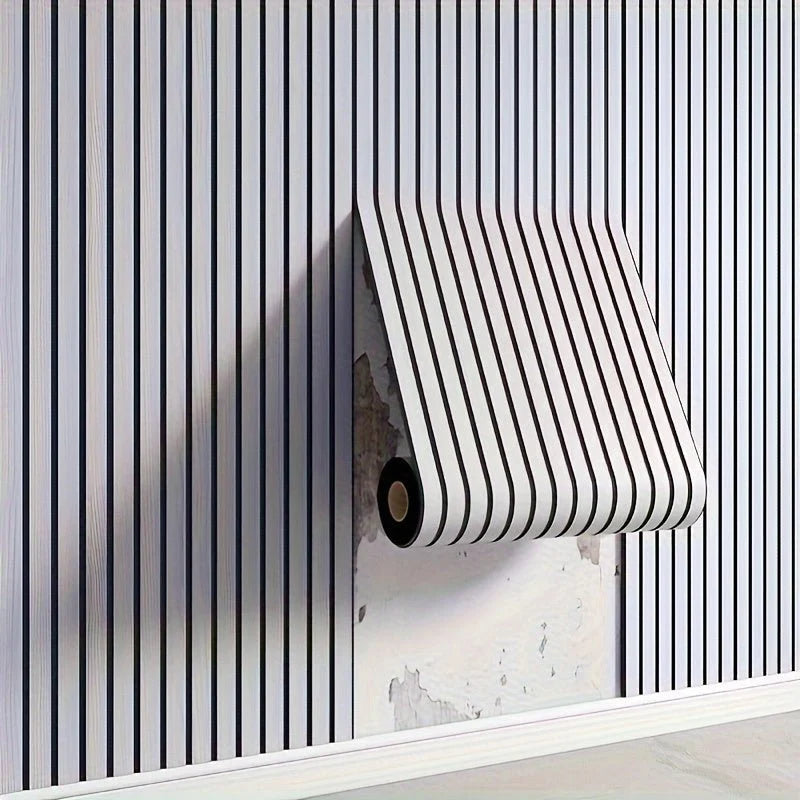 Wall Panels Self-Adhesive Textured Wood Grain Moisture-Resistant
