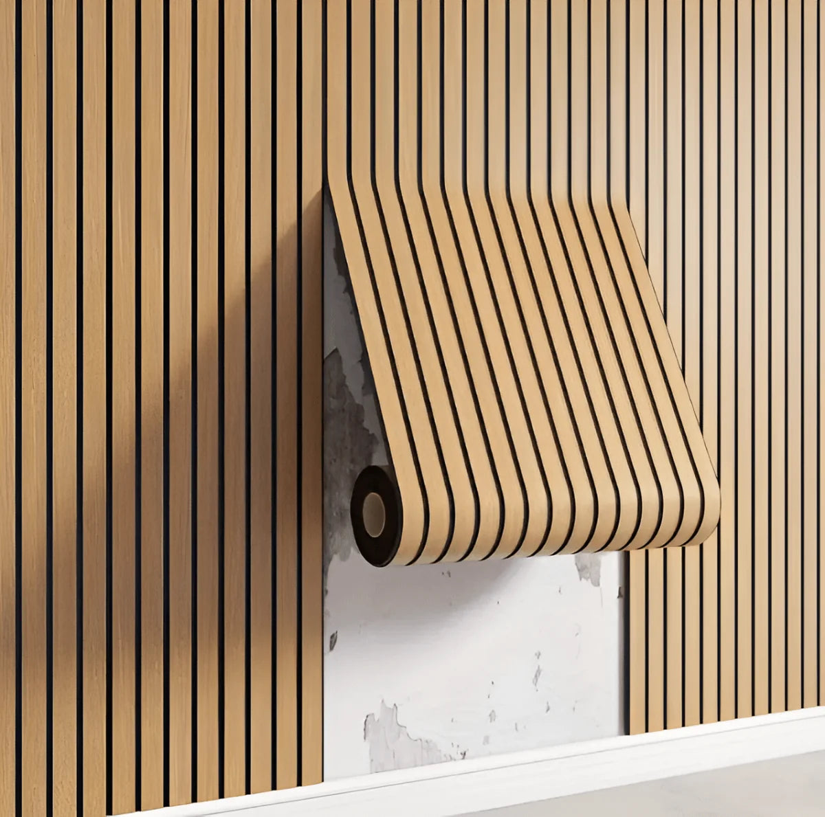 Wall Panels Self-Adhesive Wood Grain Water-Resistant