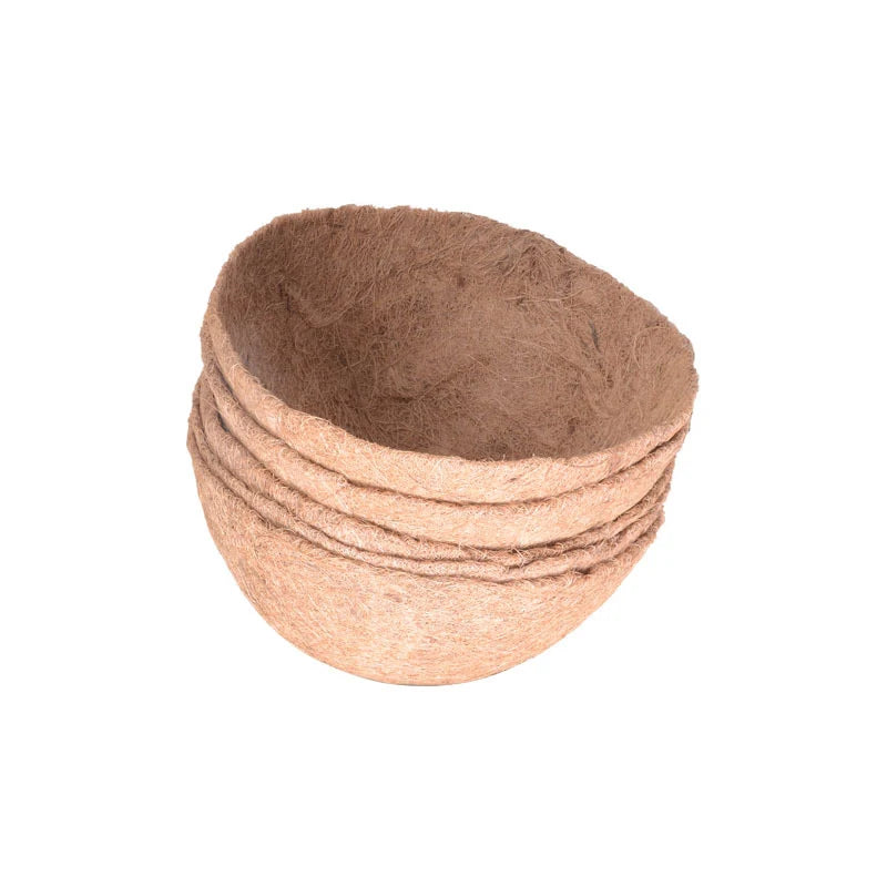Wall Planter Half-Round Steel Frame Coconut Fiber Liner