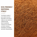 Wall Planter Half-Round Steel Frame Coconut Fiber Liner