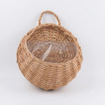 Wall Planter Handwoven Natural Rattan Hanging Design